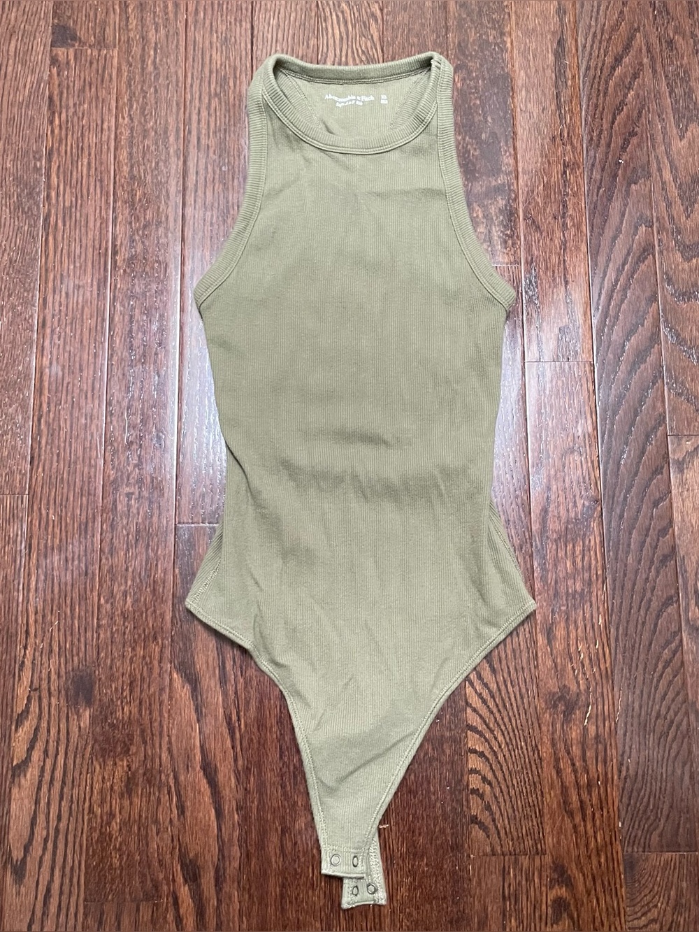 Olive green Abercrombie bodysuit